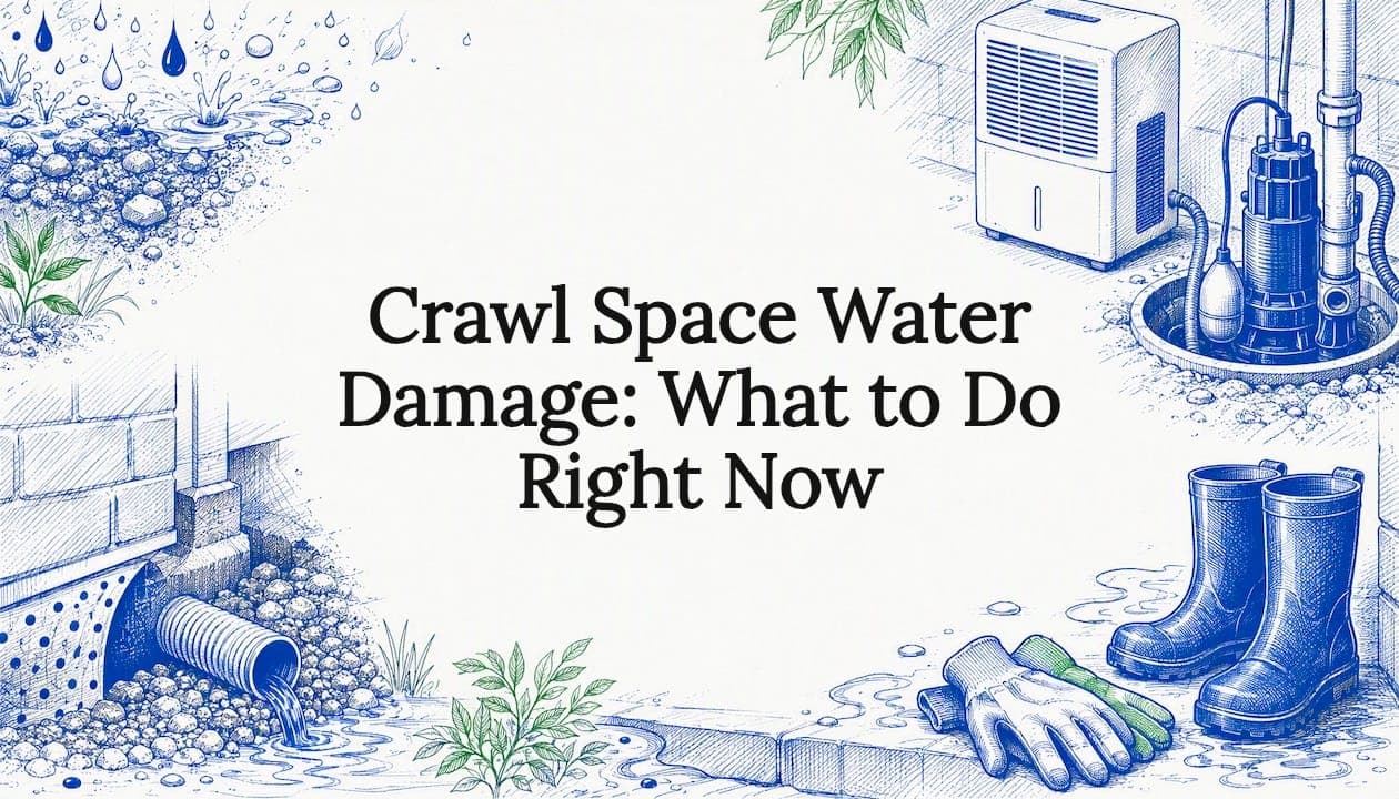 Crawl Space Water Damage: What to Do Right Now