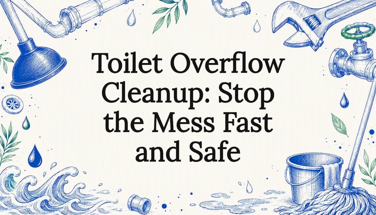 Toilet Overflow Cleanup: Stop the Mess Fast and Safe