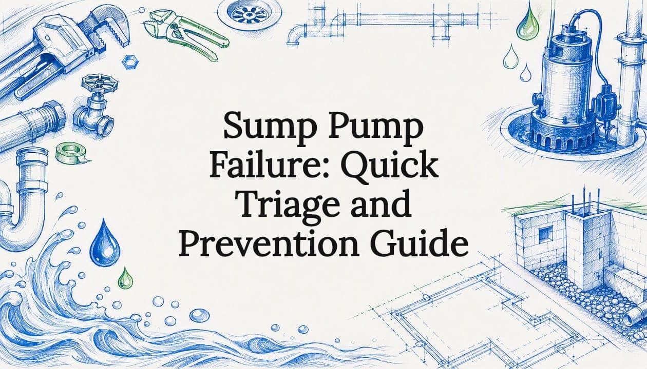 Sump Pump Failure: Quick Triage and Prevention Guide