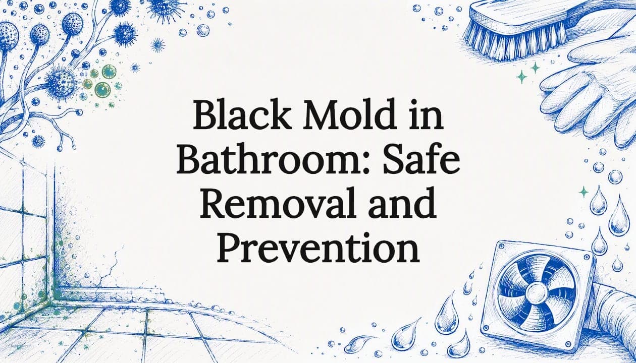 Black Mold in Bathroom: Safe Removal and Prevention
