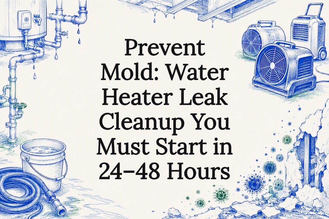 Prevent Mold: Water Heater Leak Cleanup You Must Start in 24–48 Hours