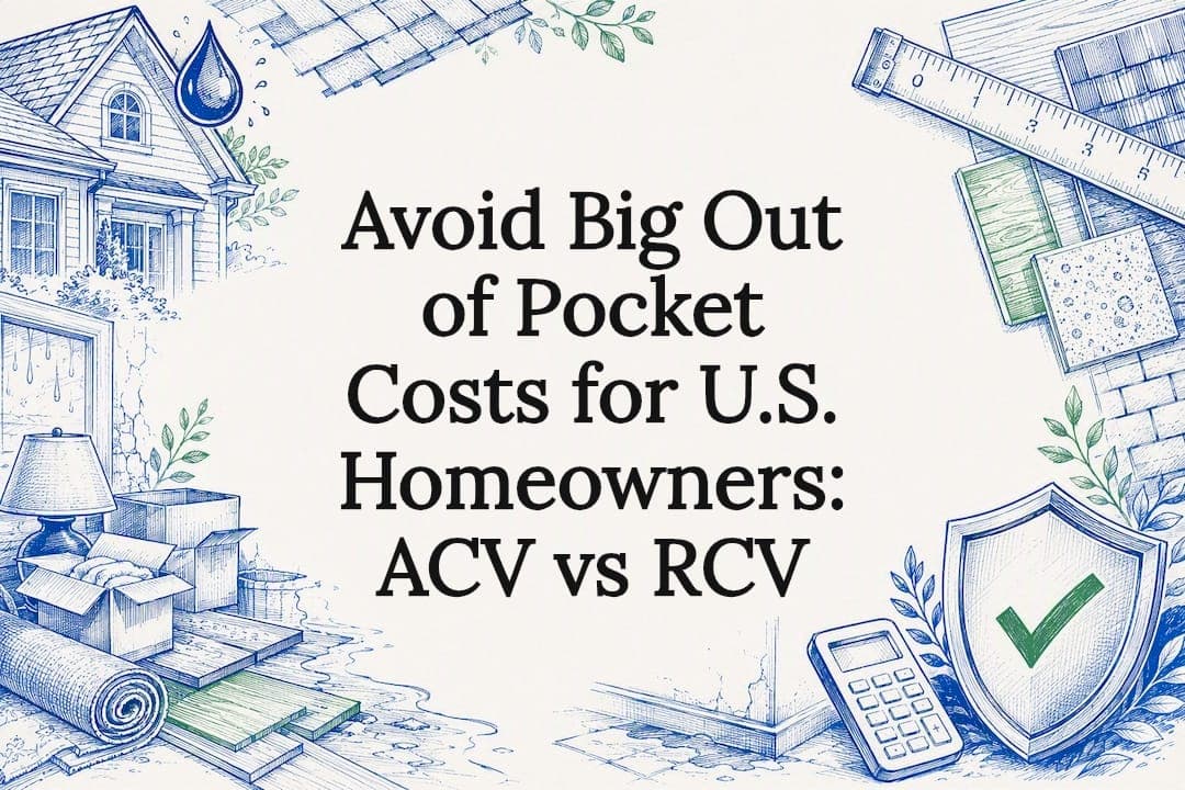 Avoid Big Out of Pocket Costs for U.S. Homeowners: ACV vs RCV